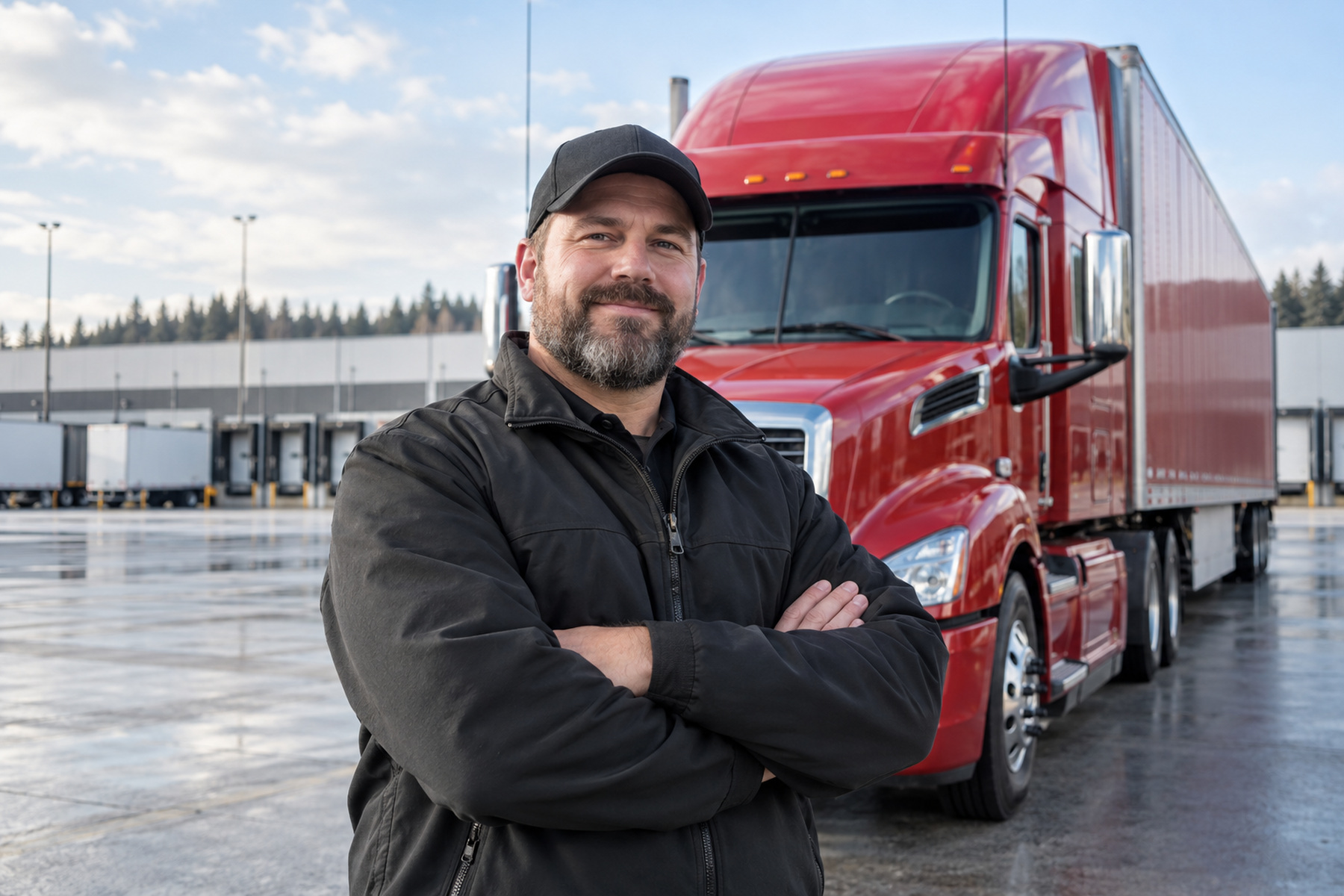 Aerocity Logistics professional driver and truck